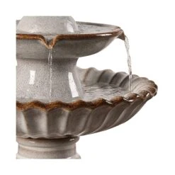 Vogel 27 1/4" High Ivory Ceramic Bird Garden Fountain 11 Vogel 27 1/4" High Ivory Ceramic Bird Garden Fountain -Kenroy Shop vogel 27 and one quarter inch high ivory ceramic bird garden fountain 78f09views3