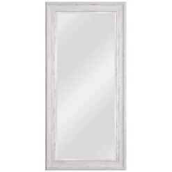 Warren Distressed Wood Finish 31 1/4" X 65 1/4" Floor Mirror